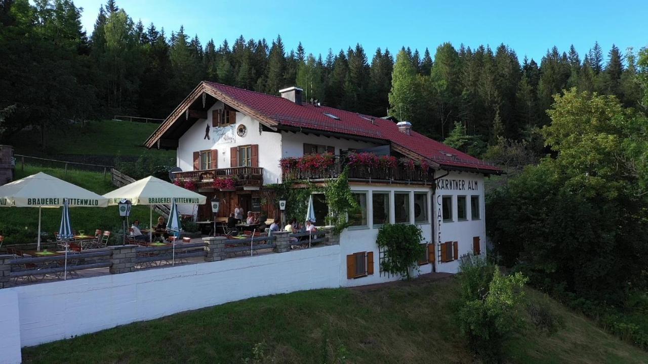 Hôtel Berggasthof Karntner Alm à Mittenwald Extérieur photo